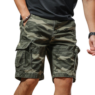 Green camo shorts