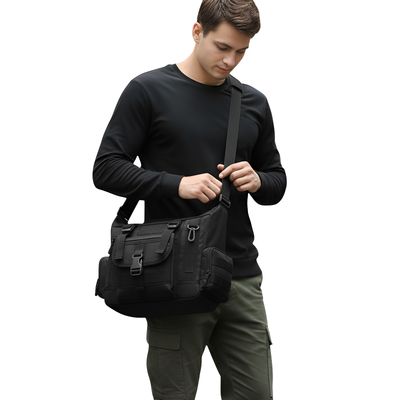 Heavy duty mens shoulder bag