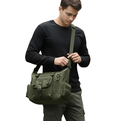 Heavy duty mens shoulder bag