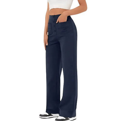 High waist combat trousers