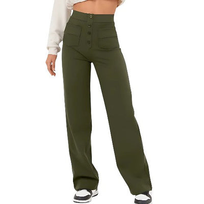 High waist combat trousers