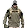 Hoodie army winter fleece jumper