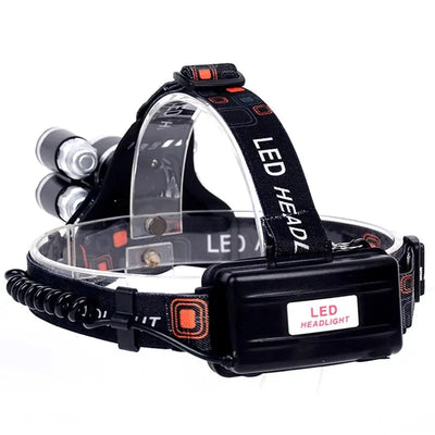 LAMPE FRONTALE - 4000 LUMEN CREE XML T6 + 4XPE