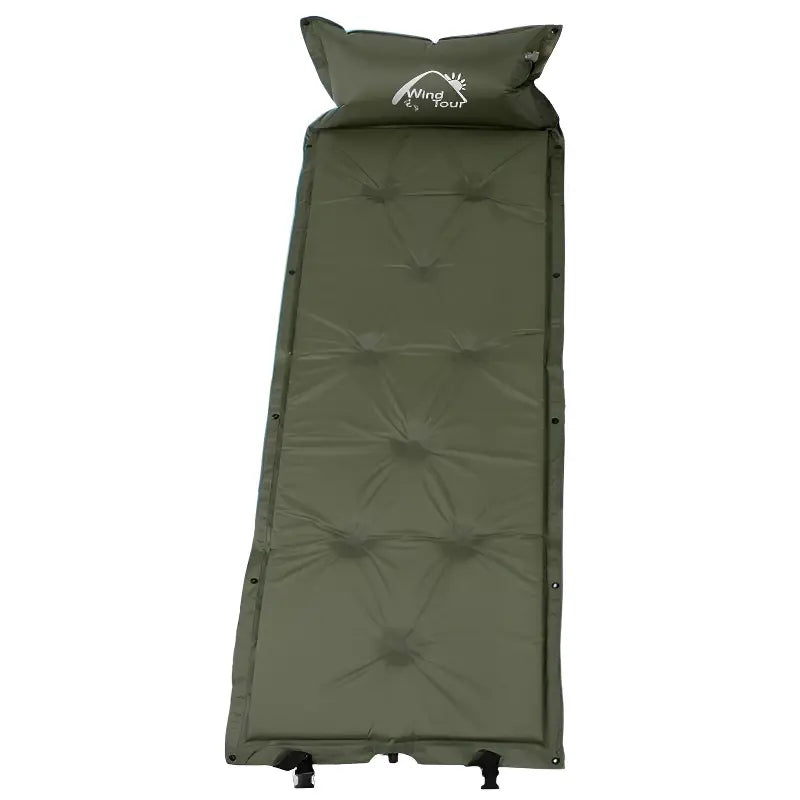 Matelas de camping avec oreiller intégré