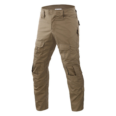 Mens army cargo pants with knee pads