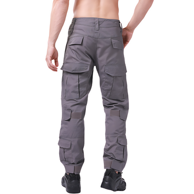 Mens army cargo pants with knee pads