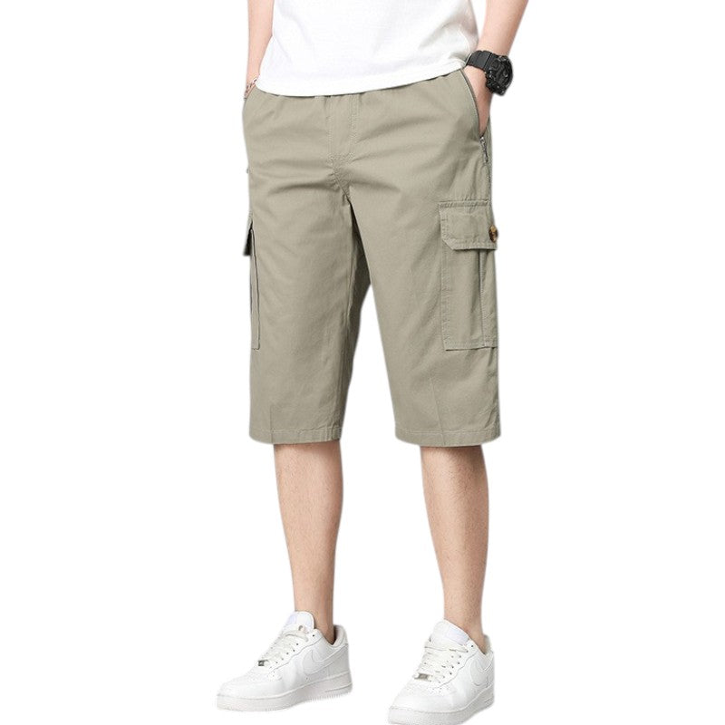 Men's below the knee cargo shorts