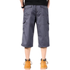 Mens Black Cargo Below The Knee Shorts