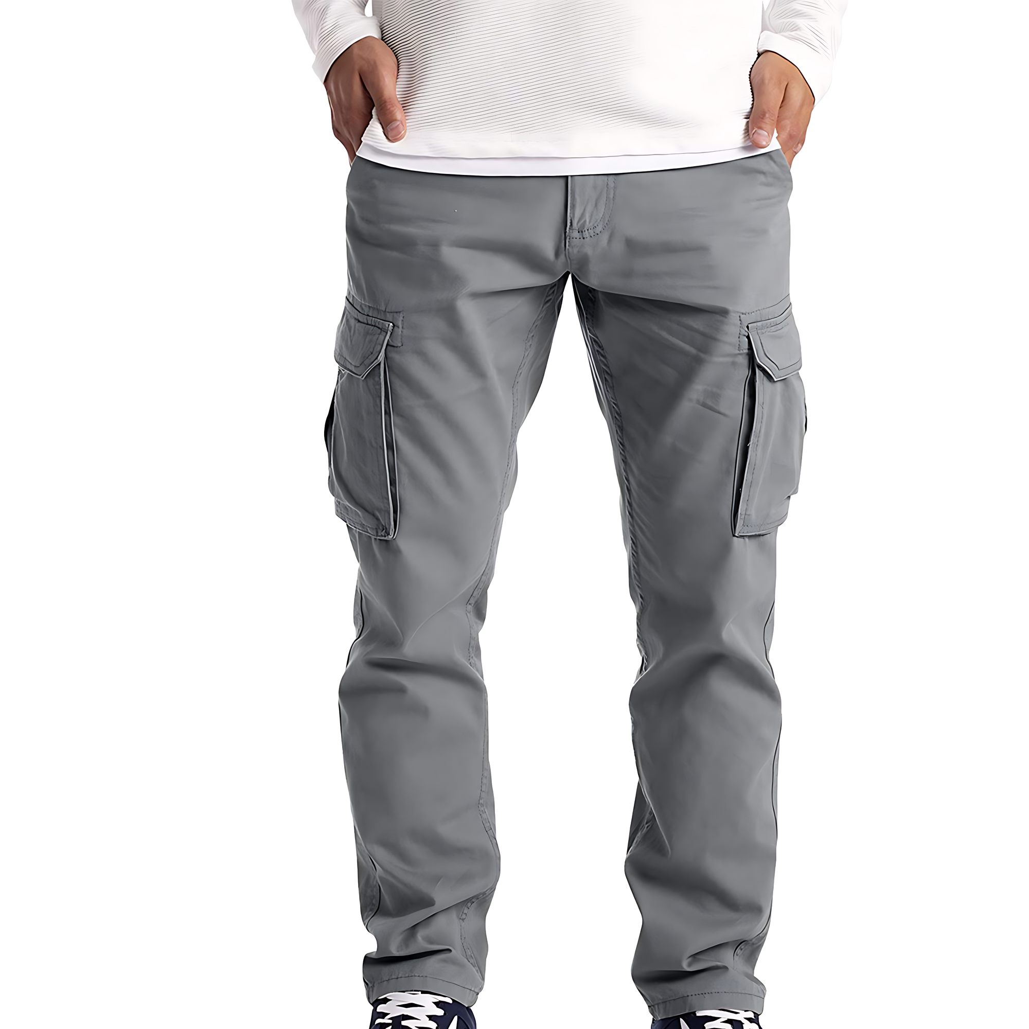 Mens cargo combat trousers