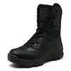 Mens High Leather Tactical Boots