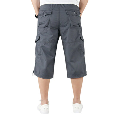 Mens Long Cargo Shorts