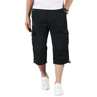 Mens Long Cargo Shorts