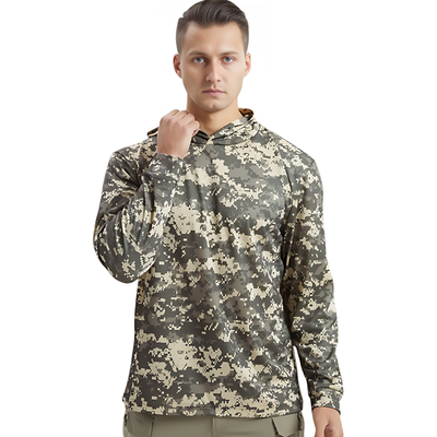 Men’s military hooded long-sleeves