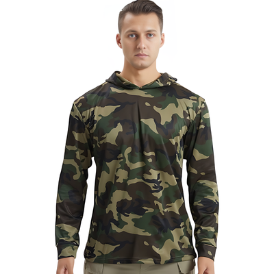 Men’s military hooded long-sleeves