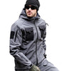 Mens military tactical waterproof softshell jacket