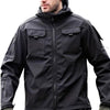 Mens military tactical waterproof softshell jacket