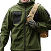 Mens military tactical waterproof softshell jacket