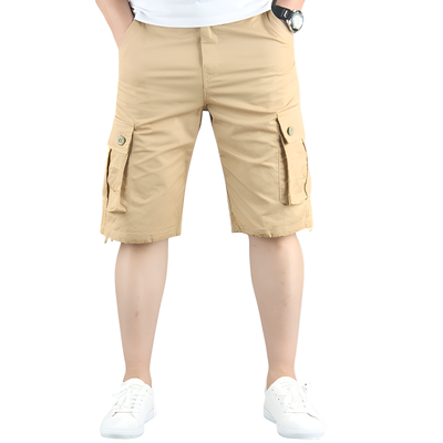 Mens multi pocket cargo shorts