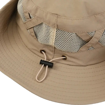 Mesh bush hat