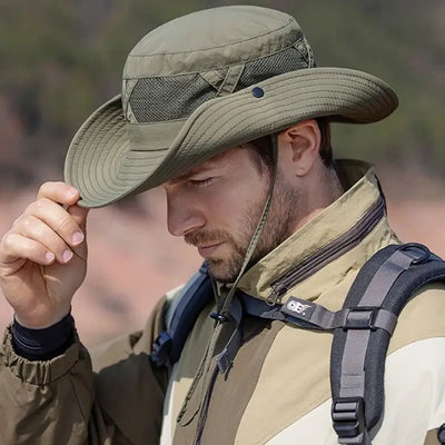 Mesh bush hat