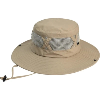 Mesh bush hat