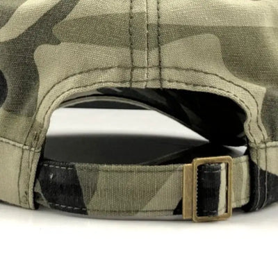 Military baseball cap with flag