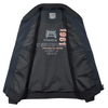 Military bomber jacket with patches