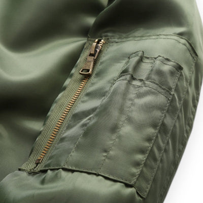 Military hooded ma1 bomber jacket