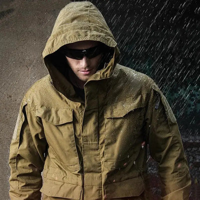 Military Jacket with Hood