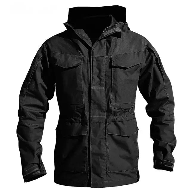 Military Jacket with Hood