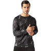 Military style men’s camo combat long sleeve t shirt