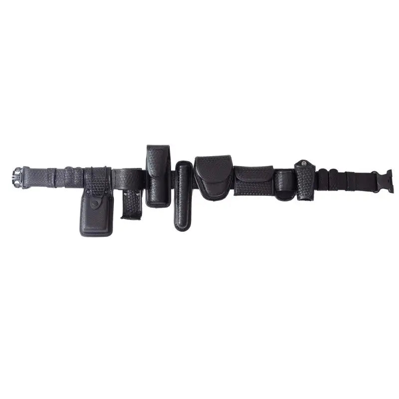 Military tactical belt with pouches