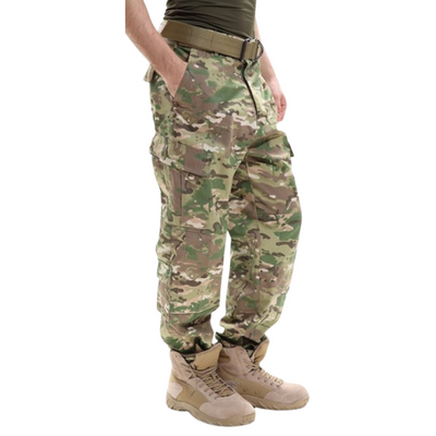multi-pocket cotton camouflage pants