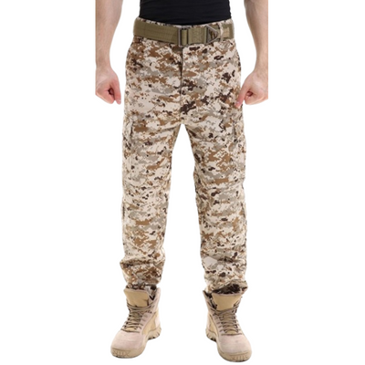 multi-pocket cotton camouflage pants