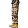 Oversized camo cargo pants military