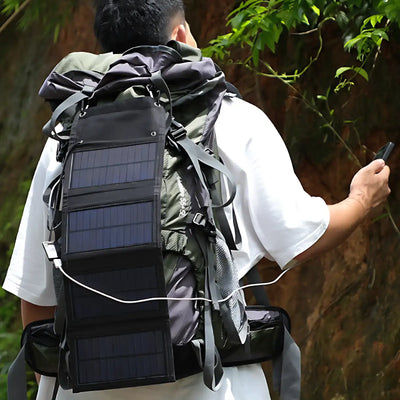Panneau solaire randonnée pliable portable