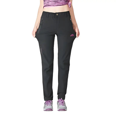 Pantalon randonnée femme violet