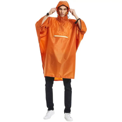 Poncho chasse orange