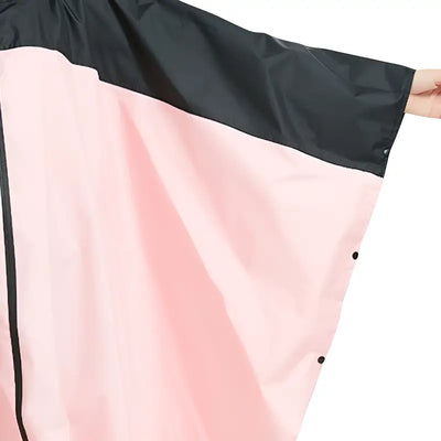 Poncho pluie bicolore