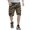 Quality Camo Cargo Shorts with Zipper Pockets