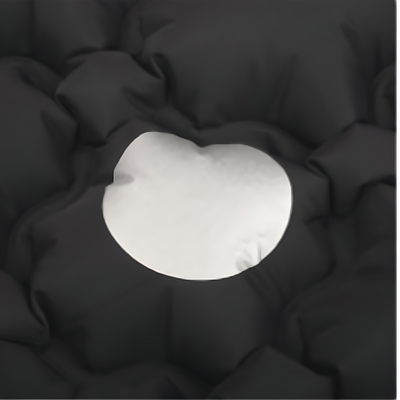 Reflective sleeping mat inflatable
