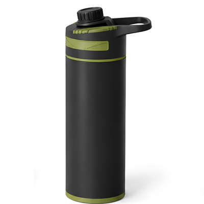 Tactical bottle with filter water
