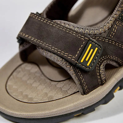 Sandale cuir randonnée homme