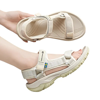 Sandales de randonnée femme à scratch