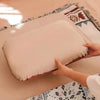 Self inflating camping pillow