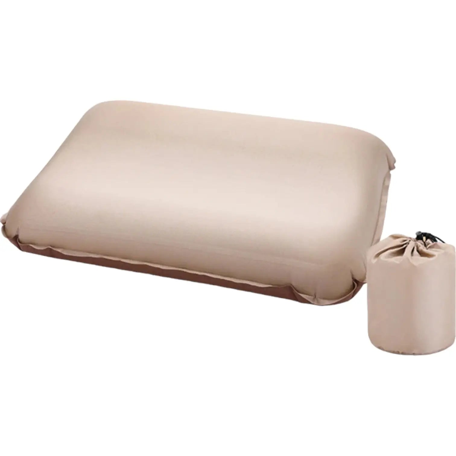Self inflating camping pillow