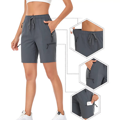 Short randonnée femme kaki