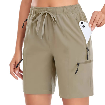 Short randonnée femme kaki