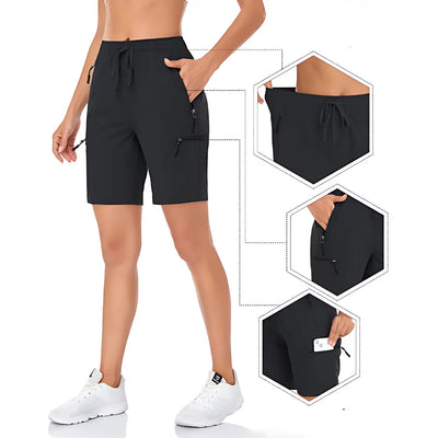 Short randonnée femme kaki