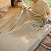 Sleeping bag liner for travel